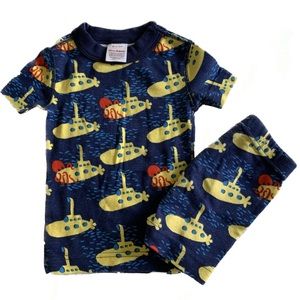 Hanna Anderson Organic Submarine Pajamas size 2T
